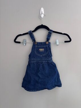 Vintage 1990’s Oshkosh overalls dress - 3T